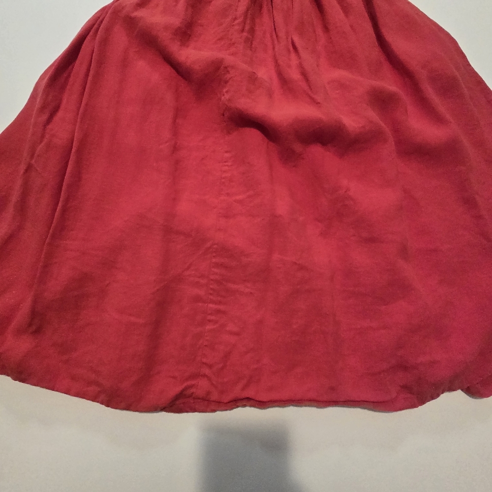 Eliza Faulkner Tessa Dress Linen Casual Dress Square Neck Size XS - Picture 3 of 10